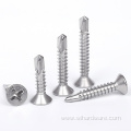 410 Stainless Steel Countersunk Head Self-Drilling Screws